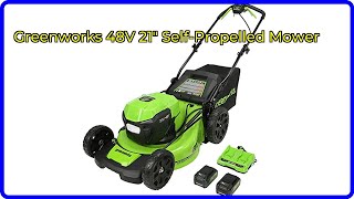 Review: Greenworks 48V 21" Self-Propelled Mower. ESSENTIAL details.