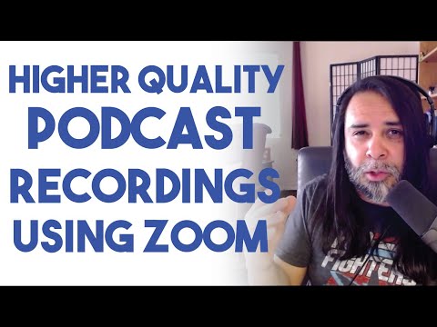 Record A Higher Quality Podcast Using Zoom