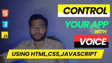 🚀 HTML CSS JavaScript Project | Develop a Voice-Controlled Web App