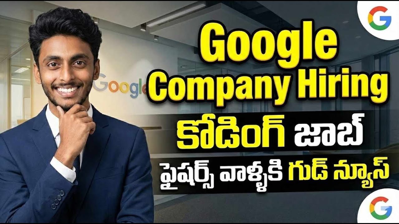 Google Company Hiring 2026 😱 | Coding Job | Freshers Apply Now
