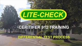 Lite-Check CERITIFER 912 Training Video - Differential Test Process