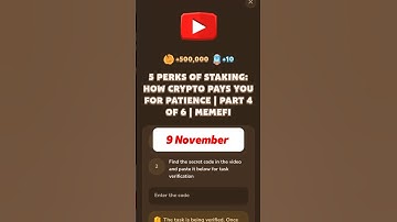 5 PERKS OF STAKING: HOW CRYPTO PAYS YOU FOR PATIENCE | PART 4 OF 6 | MEMEFI #memefi #code