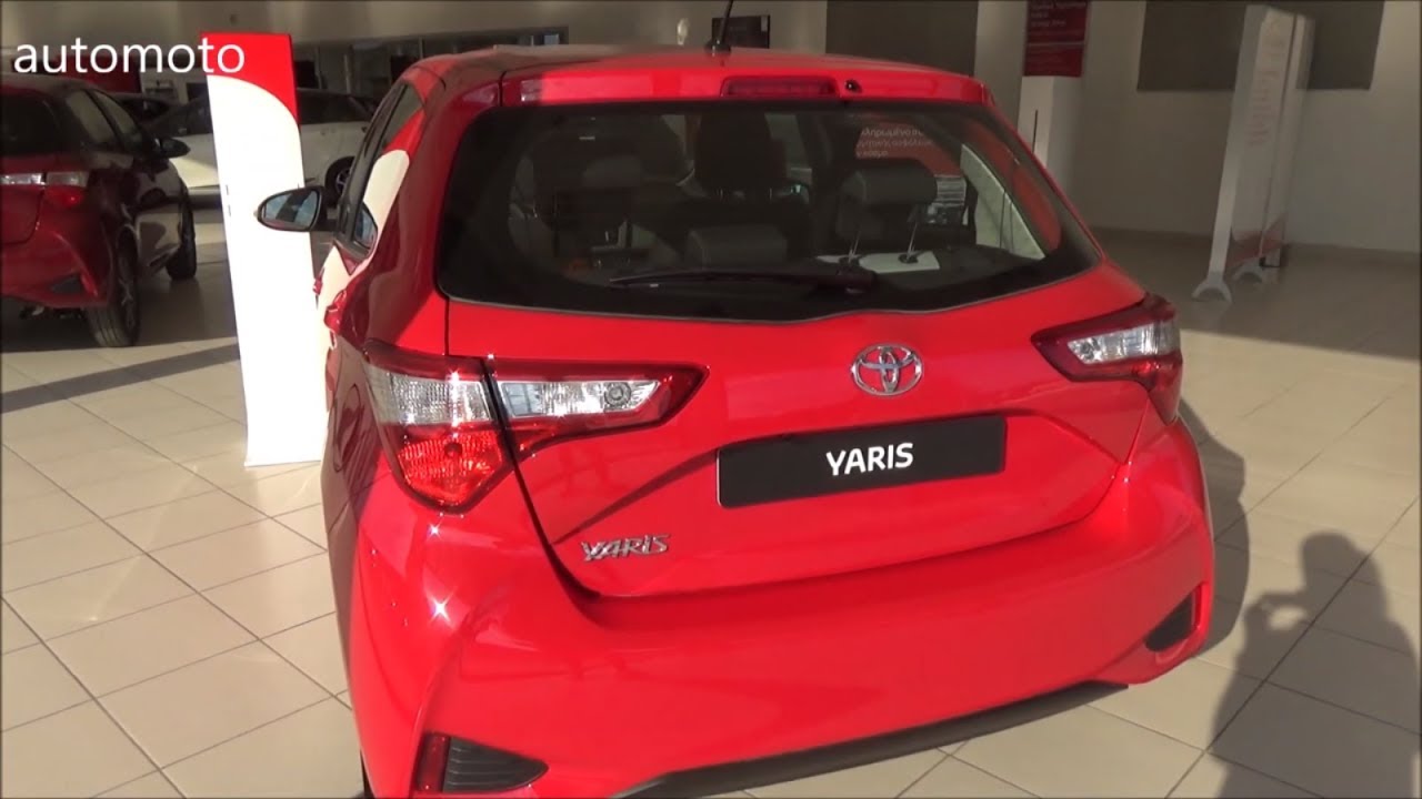 Pekkadillo Isbjørn Åben The TOYOTA YARIS 1.5 VVT iE red colour 2019 car - YouTube