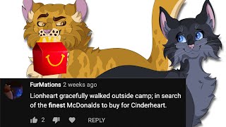 We wrote TERRIBLE Lionblaze Fanfiction (Warrior Cats)