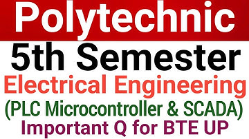 PLC, microcontroller and SCADA ||MCQ Question||  polytechnic 5th semester plc#bteup #polytechnic