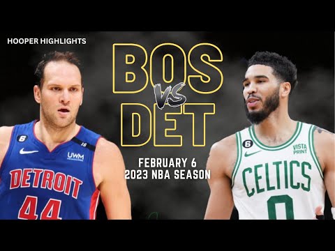 Boston Celtics vs Detroit Pistons Full Game Highlights | Feb 6 | 2023 NBA Season