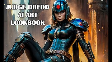 JUDGE ANDERSON From JUDGE DREDD Looking MEAN & BEAUTIFUL | AI Art Lookbook