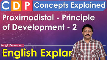 Proximodistal Principle of Development CDP Concepts English Explanation