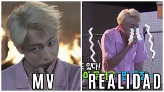 [Sub español] BTS Videos Musicales VS Realidad #4