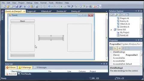Visual Basic Tutorial   147   Game Part 3 Building The GUI ‏