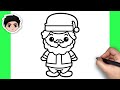 How To Draw Santa Claus - Easy Step By Step Tutorial