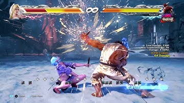 Akuma Level 2 Focus Attack Meterless Combo Tekken 7