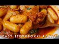 How to make tteokbokki  quick  easy korean recipes  cheese  rice cakes