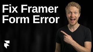 Fix Framer Form Error (2026 Easy Guide)