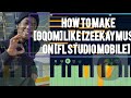 How to make gqom like ZeekayMusiq on fl studio Mobile for beginners 🔥🥺 please subscribe 🙏🏽