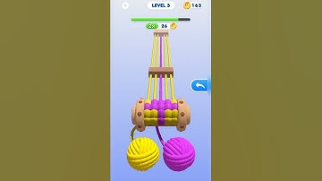 Loom Master 🧶🧵; Level #3 Gameplay (Android, iOS) #Shorts #PlayGo!