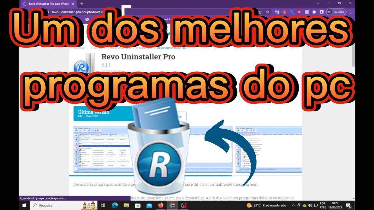 Programa Revo REVO UNINSTALLER -TENHA SEMPRE ESSE PROGRAMA NO SEU PC - YouTube