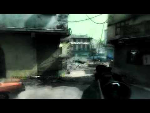 CoD4 - 360 Bounce quickscope across Crash. (MUST WATCH!)