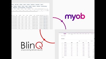 Transfer quotes from BlinQ Software to MYOB