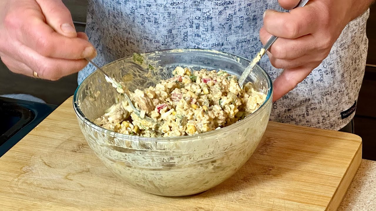 Domowa sałatka z kurczakiem, którą pokochasz! 🥗🍗