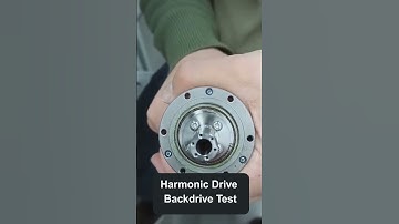 Harmonic Drive Backdrive Test Witness the Incredible Smoothness and Low Friction