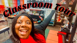 CLASSROOM TOUR | first year teacher, classroom transformation, classroom setup!