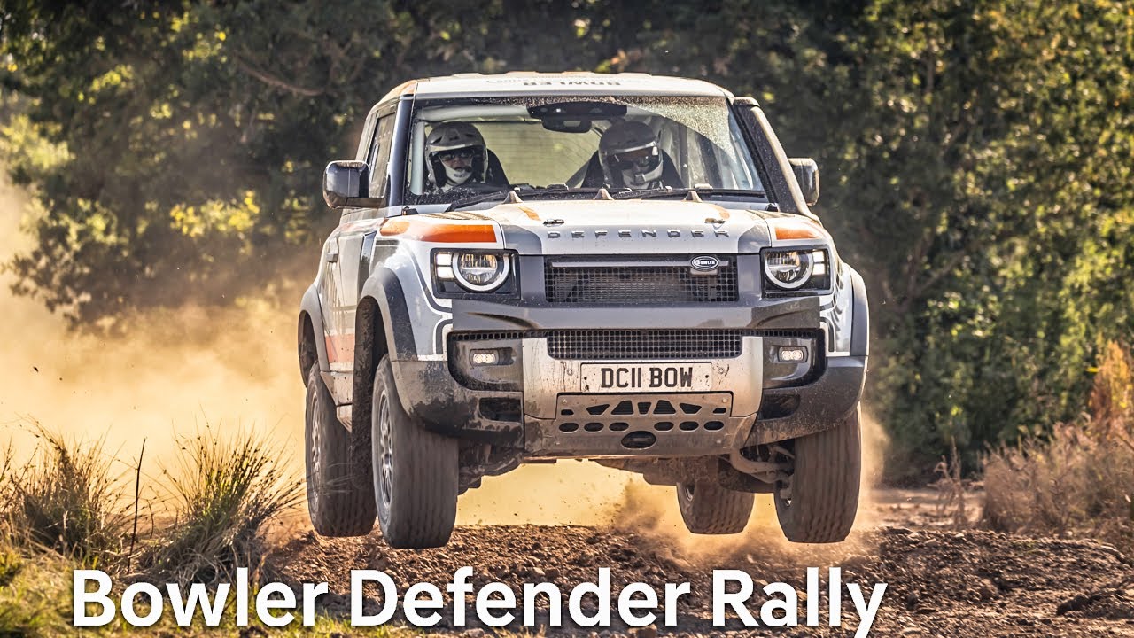 New Bowler Defender Challenge Land Rover Defender Rally Car YouTube