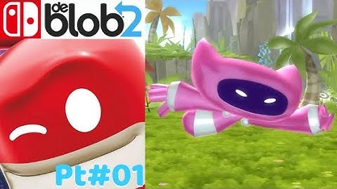 De Blob 2 Walkthrough Gameplay - Part 1 - Welcome to Paradise! | Nintendo (Switch)