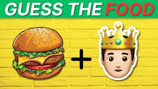 Guess the Food by Emoji? 🍌🍔| Brain Tease Guess