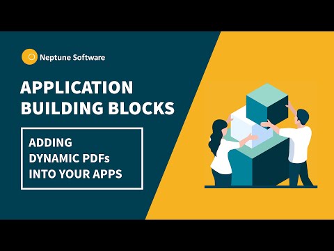 How to upload PDFs into your Neptune Apps | Application Building Blocks