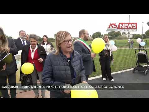 INAUGURATO IL NUOVO ASILO NIDO, PRIMO EDIFICIO DELLA CITTADELLA SCOLASTICA | 04/10/2025
