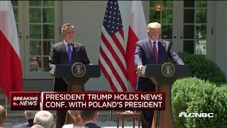 Trump and Poland's President Duda on the relationship