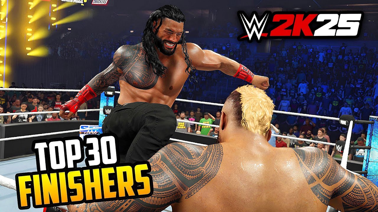 WWE 2K25 — Топ-30 лучших суперфинишеров в игре