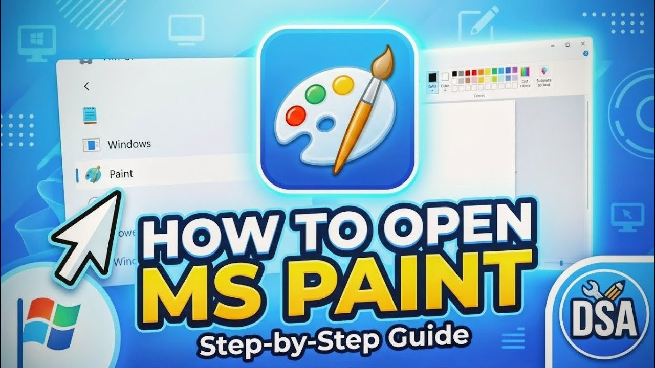 How To Open MS Paint | Ms Paint Course | Part - 2 | #mspaintcourse ...