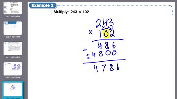 Lesson 56: Multiplying by Three-Digit Numbers that Include Zero