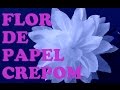 DIY FLOR DE PAPEL CREPOM  -  COMO FAZER FLORES DE PAPEL DE SEDA #ARTESANATO - FÁCIL DE FAZER