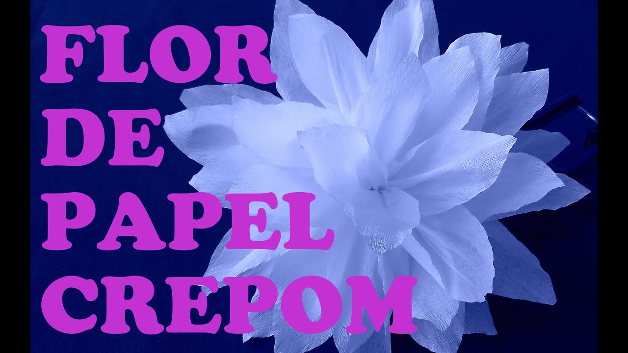 FLOR DE PAPEL CREPOM - PAPEL DE SEDA #ARTESANATO - FÁCIL DE FAZER | Flores  de papel crepom, Flores de papel, Como fazer flores de papel