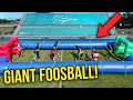 I Played 5v5 GIANT FOOSBALL!