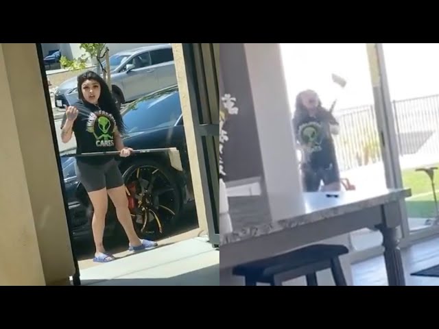 Blueface Locks Baby Mama Out House! Tries To Bust His Porsche Windows class=