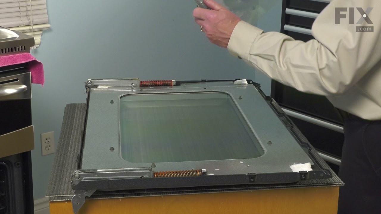 GE Range Repair How to Replace the Door Glass YouTube