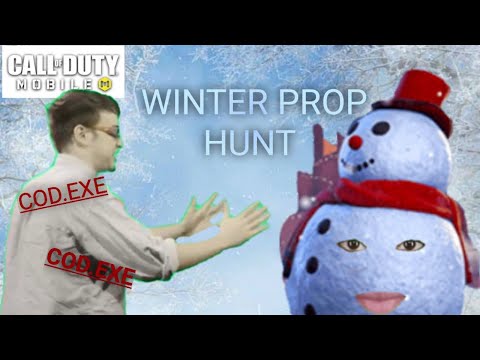 cod mobile ‘winter prop hunt' mode funny gameplay 😆