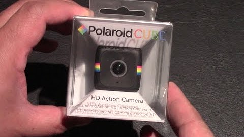 Unboxing and Review of the Polaroid Cube HD Action Camera