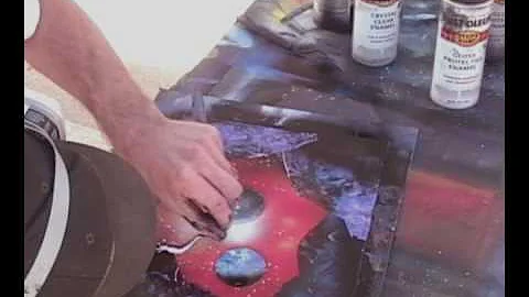 Brandon McConnell 11"x 14" Live Cave Spacepainting