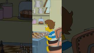 Homer é um gênio do xadrez