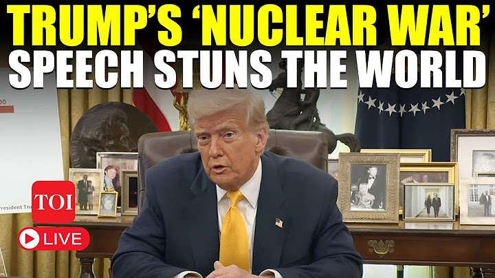 LIVE | ‘World War 3 In…’: Trump STUNNING Nuclear Warning Shocks Europe, Middle East | FULL SPEECH