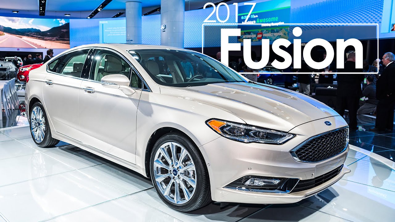 2017 Ford Fusion Walkaround | 2016 NAIAS Detroit Auto Show - YouTube
