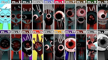 INCREDIBOX SPRUNKI PYRAMIXED PHASE From Phase 1 To Phase 20 FULL ANIMATED