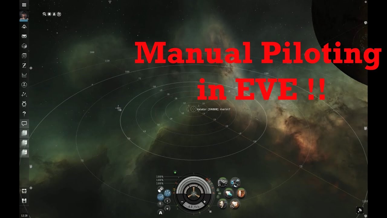 EVE Online - manual piloting, Keep at range video !
