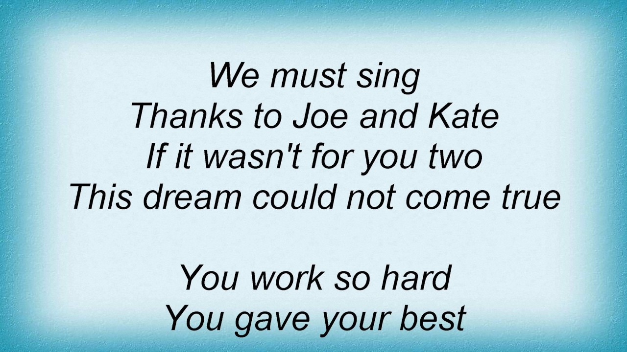 3 T You Are The Ones Lyrics YouTube