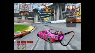 Daytona USA 2 Battle On The Edge Beginner Phantom Full Force Impulse Car #16 ( 1st & 2nd Place )